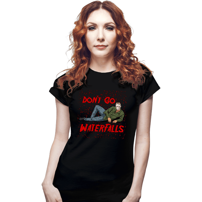 Shirts Fitted Shirts, Woman / Small / Black Don't Go Jason Waterfalls