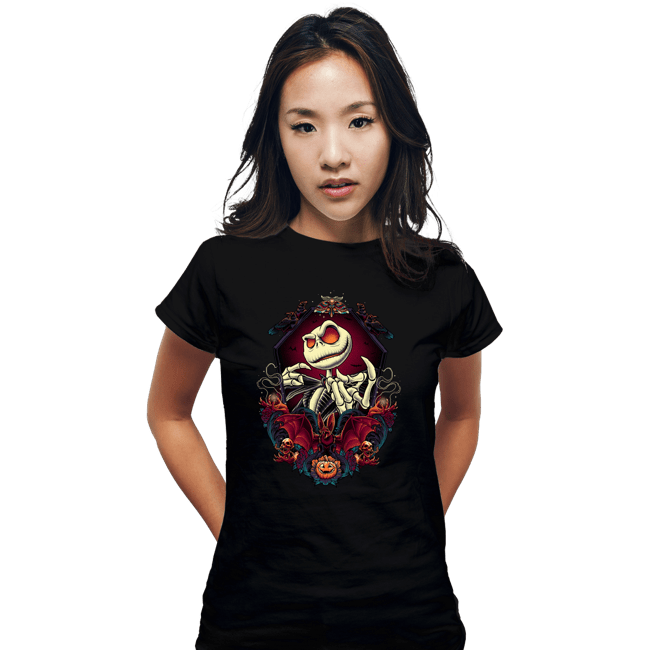 Shirts Fitted Shirts, Woman / Small / Black The Pumpkin King