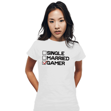 Load image into Gallery viewer, Shirts Fitted Shirts, Woman / Small / White The Gamer

