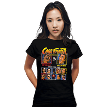 Load image into Gallery viewer, Secret_Shirts Fitted Shirts, Woman / Small / Black Cage  Fighter
