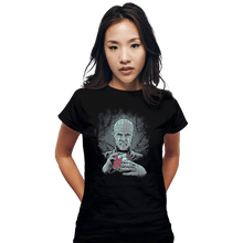Load image into Gallery viewer, Shirts Fitted Shirts, Woman / Small / Black Hell Cube

