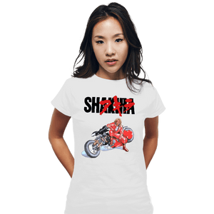 Daily_Deal_Shirts Fitted Shirts, Woman / Small / White Shakira