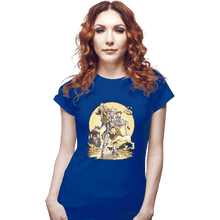 Load image into Gallery viewer, Shirts Fitted Shirts, Woman / Small / Royal Blue Planet Of Oz

