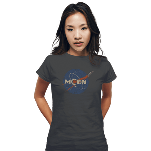 Shirts Fitted Shirts, Woman / Small / Charcoal Martian Navy