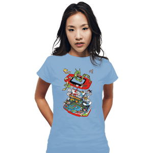 Daily_Deal_Shirts Fitted Shirts, Woman / Small / Powder Blue 3rd Gen Advanced