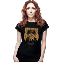 Load image into Gallery viewer, Shirts Fitted Shirts, Woman / Small / Black Ahriman
