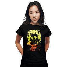 Load image into Gallery viewer, Shirts Fitted Shirts, Woman / Small / Black Riding Ghost
