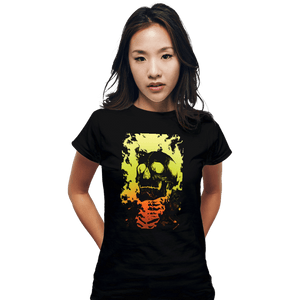 Shirts Fitted Shirts, Woman / Small / Black Riding Ghost