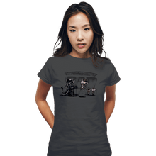 Load image into Gallery viewer, Secret_Shirts Fitted Shirts, Woman / Small / Charcoal Cat Vader

