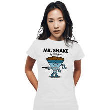 Load image into Gallery viewer, Secret_Shirts Fitted Shirts, Woman / Small / White Mr. Snake
