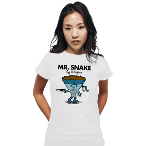 Secret_Shirts Fitted Shirts, Woman / Small / White Mr. Snake