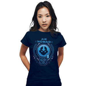 Secret_Shirts Fitted Shirts, Woman / Small / Navy Mighty Airbender