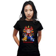 Load image into Gallery viewer, Daily_Deal_Shirts Fitted Shirts, Woman / Small / Black Chibi Megazord
