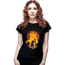 Load image into Gallery viewer, Shirts Fitted Shirts, Woman / Small / Black Hellfire
