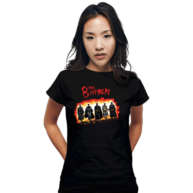 Daily_Deal_Shirts Fitted Shirts, Woman / Small / Black The Batmen