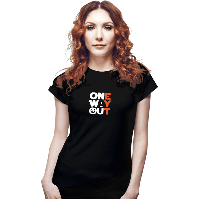 Secret_Shirts Fitted Shirts, Woman / Small / Black One Way Out