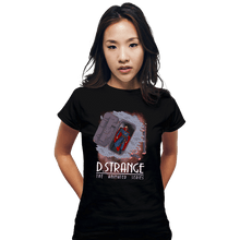 Load image into Gallery viewer, Daily_Deal_Shirts Fitted Shirts, Woman / Small / Black Strange The Animated Series
