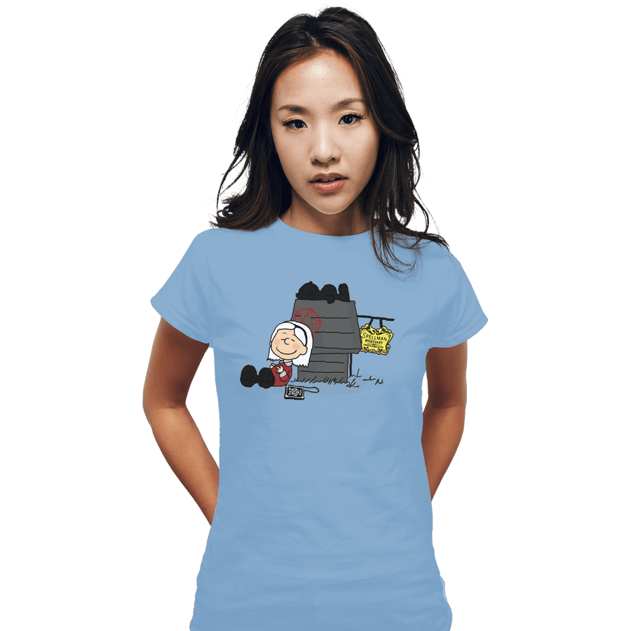 Shirts Fitted Shirts, Woman / Small / Powder Blue Sabrina Brown