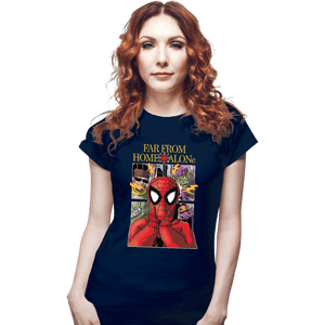 Secret_Shirts Fitted Shirts, Woman / Small / Navy Home Alone
