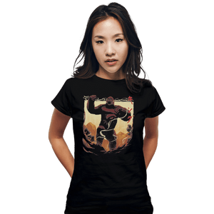 Shirts Fitted Shirts, Woman / Small / Black The King