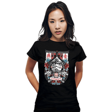 Load image into Gallery viewer, Shirts Fitted Shirts, Woman / Small / Black Samurai Trooper
