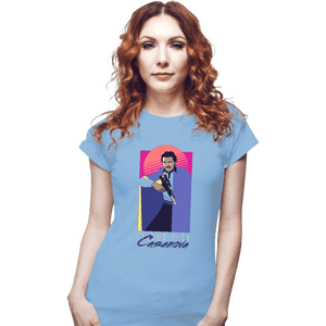 Daily_Deal_Shirts Fitted Shirts, Woman / Small / Powder Blue Cloud City Casanova