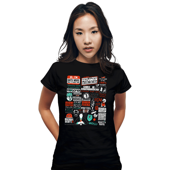 Shirts Fitted Shirts, Woman / Small / Black All Things Office