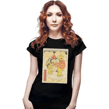 Load image into Gallery viewer, Shirts Fitted Shirts, Woman / Small / Black Bowser
