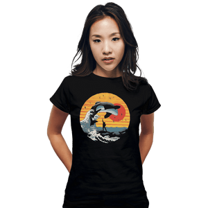 Shirts Fitted Shirts, Woman / Small / Black The Great Killer Whale