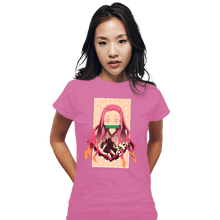 Load image into Gallery viewer, Shirts Fitted Shirts, Woman / Small / Azalea Demon Nezuko

