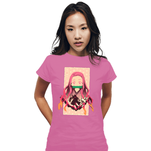 Shirts Fitted Shirts, Woman / Small / Azalea Demon Nezuko