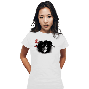 Shirts Fitted Shirts, Woman / Small / White Titan Ink