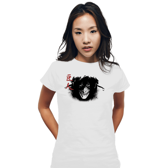 Shirts Fitted Shirts, Woman / Small / White Titan Ink