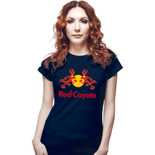 Load image into Gallery viewer, Daily_Deal_Shirts Fitted Shirts, Woman / Small / Navy Red Coyote
