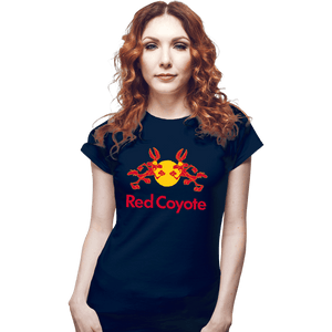 Daily_Deal_Shirts Fitted Shirts, Woman / Small / Navy Red Coyote