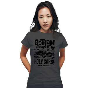 Daily_Deal_Shirts Fitted Shirts, Woman / Small / Charcoal Gotham Garage LTD