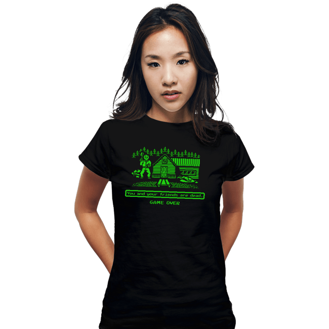 Daily_Deal_Shirts Fitted Shirts, Woman / Small / Black You And Your Friends Are Dead