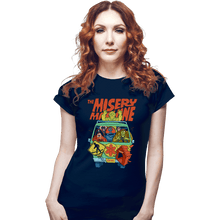 Load image into Gallery viewer, Secret_Shirts Fitted Shirts, Woman / Small / Navy Misery Machine
