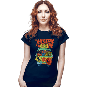 Secret_Shirts Fitted Shirts, Woman / Small / Navy Misery Machine