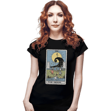 Load image into Gallery viewer, Shirts Fitted Shirts, Woman / Small / Black The Moon
