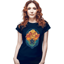 Load image into Gallery viewer, Shirts Fitted Shirts, Woman / Small / Navy Alchemist Of Steel

