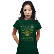 Load image into Gallery viewer, Shirts Fitted Shirts, Woman / Small / Irish Green A Legendary Christmas
