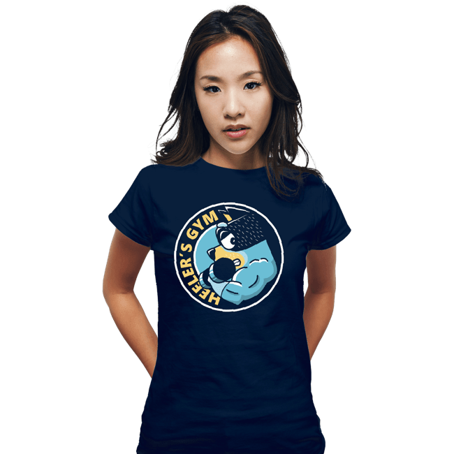 Daily_Deal_Shirts Fitted Shirts, Woman / Small / Navy Heeler's Gym