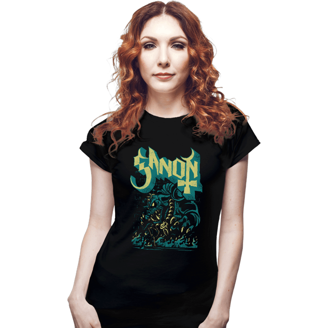 Secret_Shirts Fitted Shirts, Woman / Small / Black Monster Prince of Darkness