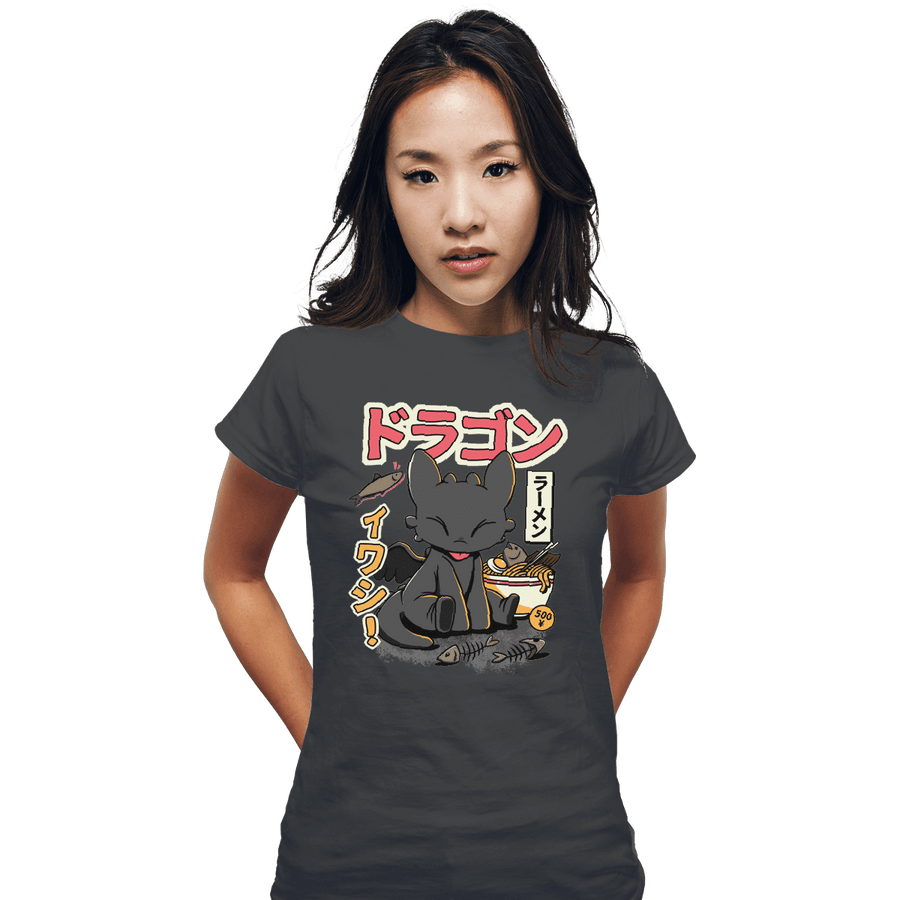 Shirts Fitted Shirts, Woman / Small / Charcoal Ramen Night