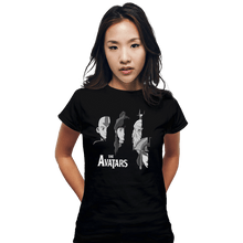 Load image into Gallery viewer, Shirts Fitted Shirts, Woman / Small / Black The Avatars
