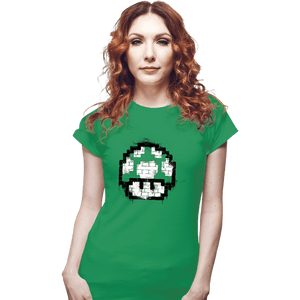 Shirts Fitted Shirts, Woman / Small / Irish Green 1-Up Spray