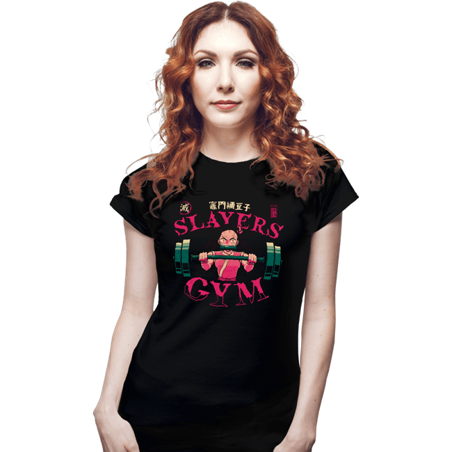 Secret_Shirts Fitted Shirts, Woman / Small / Black Nezuko Slayers Gym