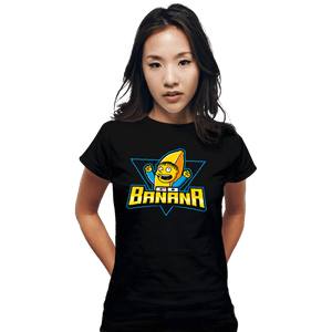 Daily_Deal_Shirts Fitted Shirts, Woman / Small / Black Go Banana