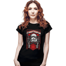 Load image into Gallery viewer, Shirts Fitted Shirts, Woman / Small / Black Storm Trooper
